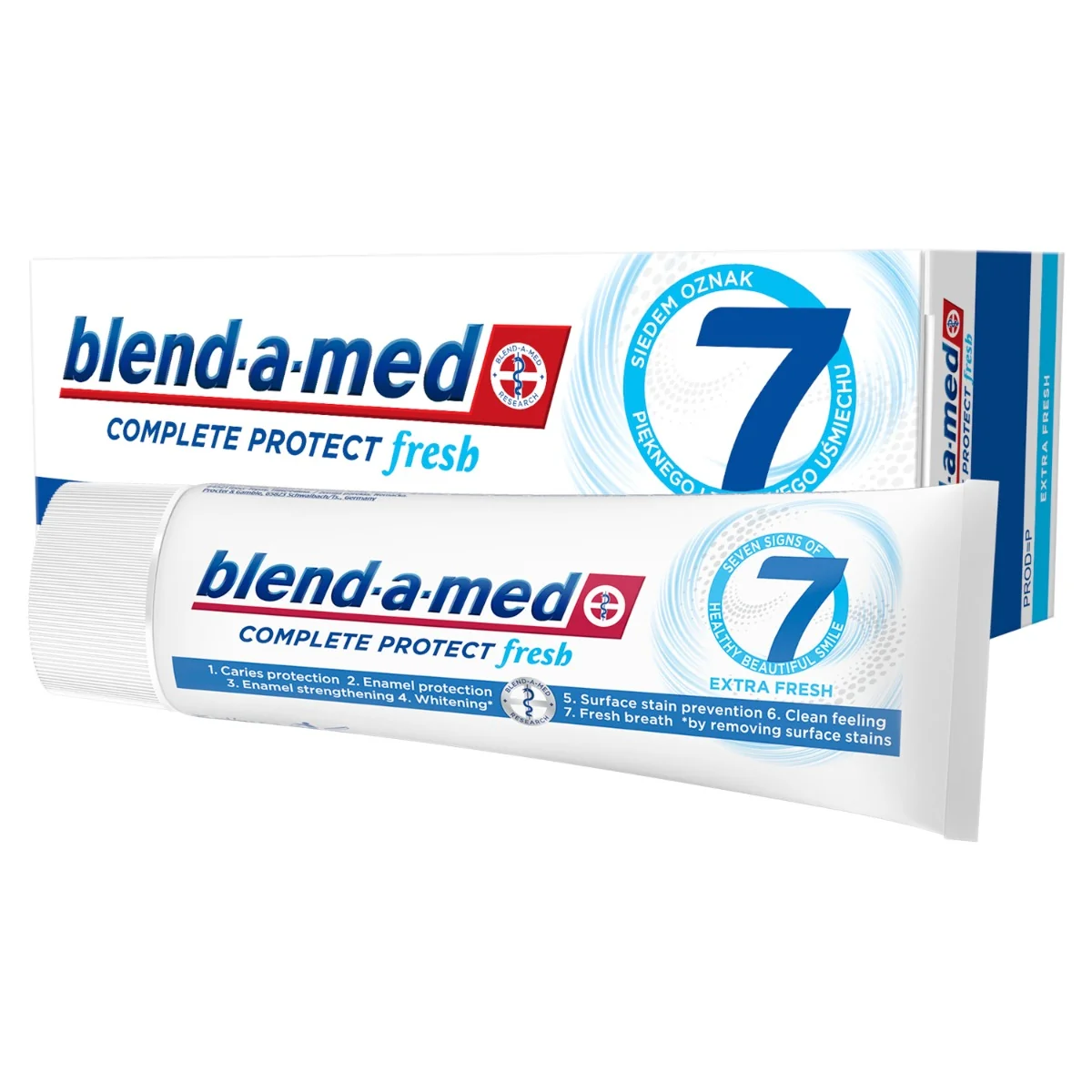 Blend-a-med Complete Protect 7 Extra Fresh zubná pasta 75 ml 1×75 ml, zubná pasta