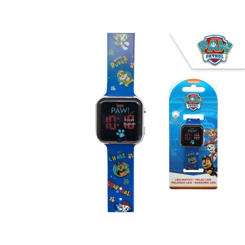 Kids Euroswan Digitálne LED hodinky - Paw Patrol KE-PAW4354