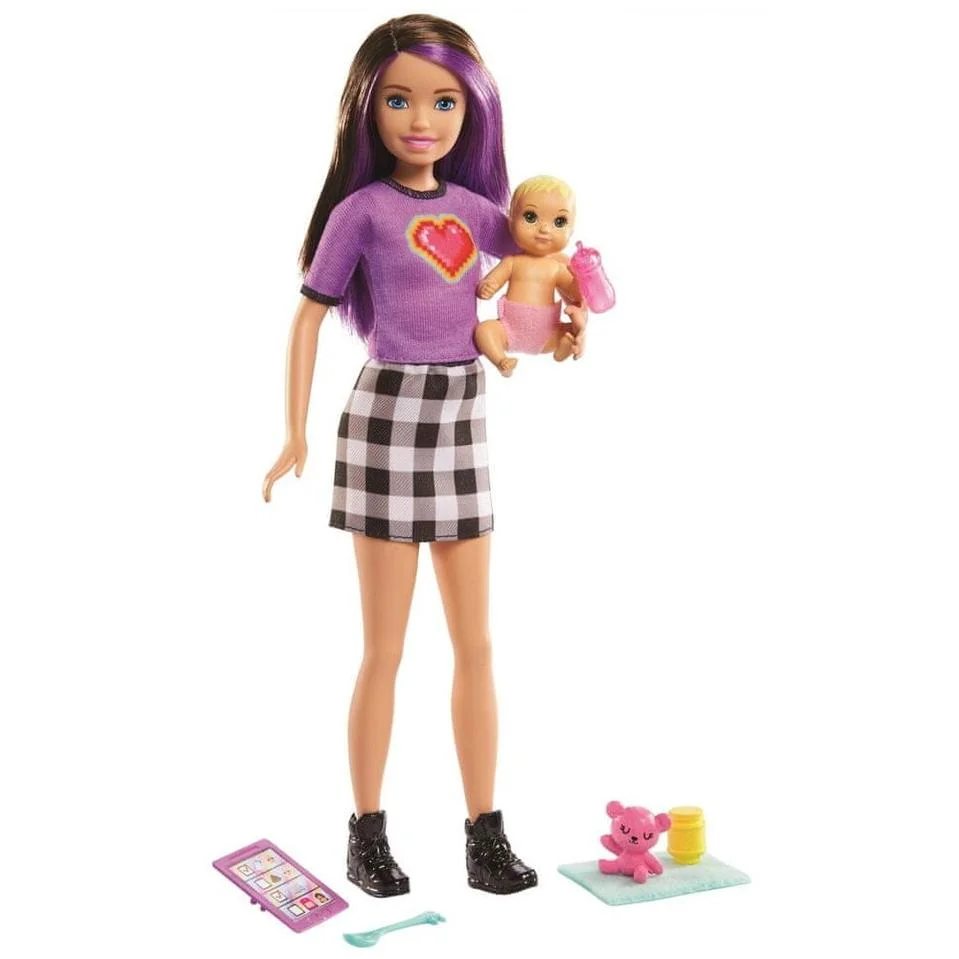 Mattel Barbie Skipper pestúnka s dieťatkom barbie