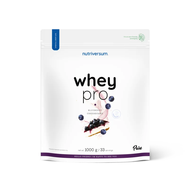 Nutriversum - PURE - WHEY PRO 1000 g - Príchuť vanilka