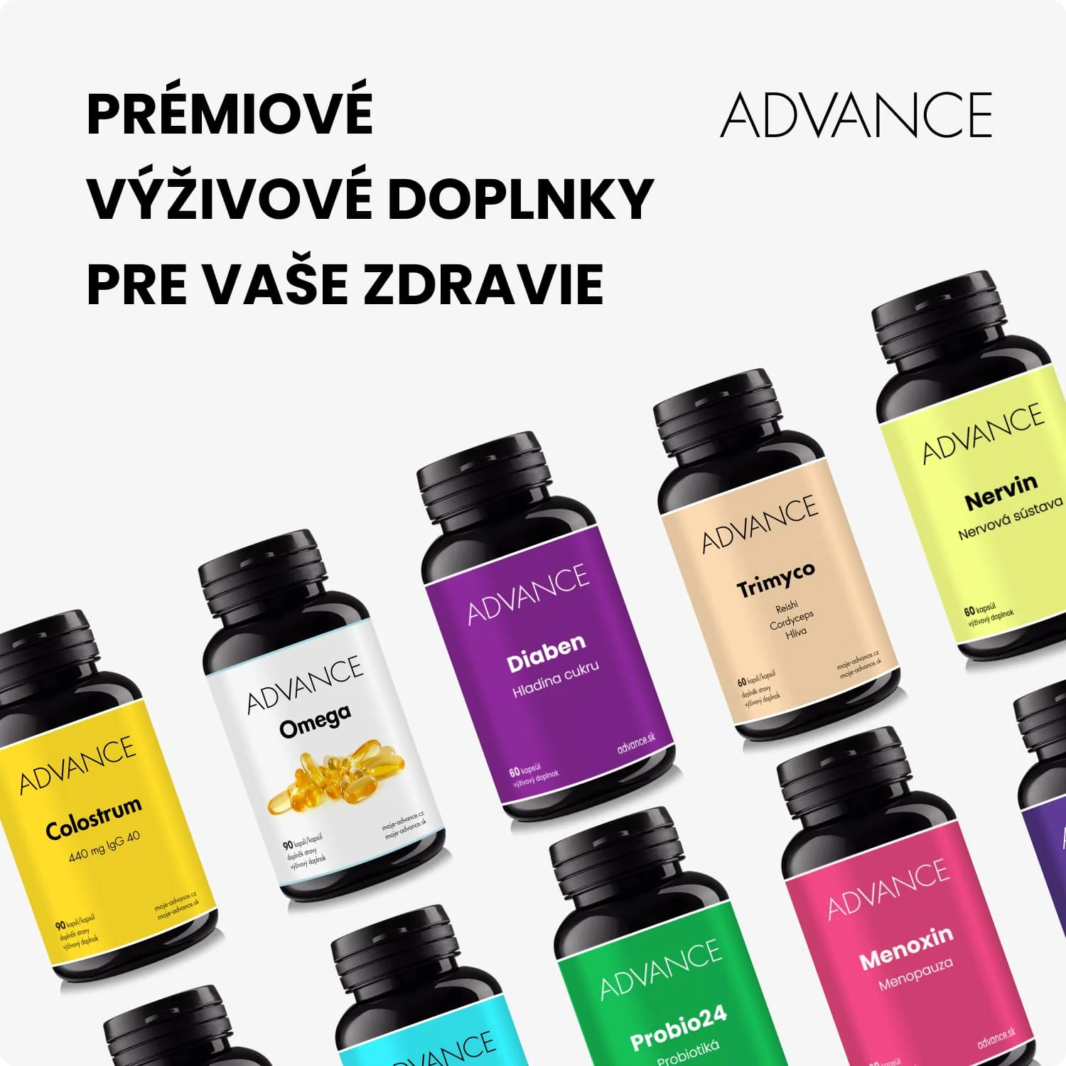 ADVANCE Candix s kyselinou kaprylovou 1×60 cps, výživový doplnok