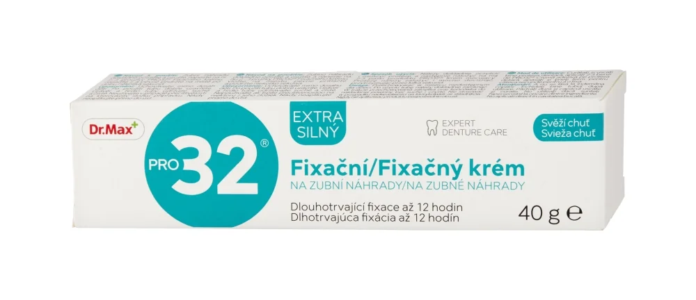 Dr. Max PRO32 Fixačný krém na zubné náhrady 1×40 g