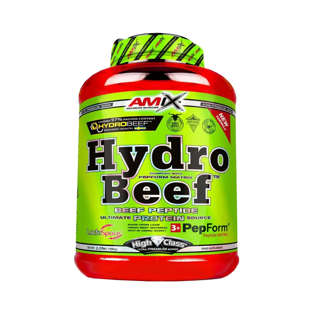 Amix HydroBeef Peptide Protein 1000 g čokoláda-arašid-karamel