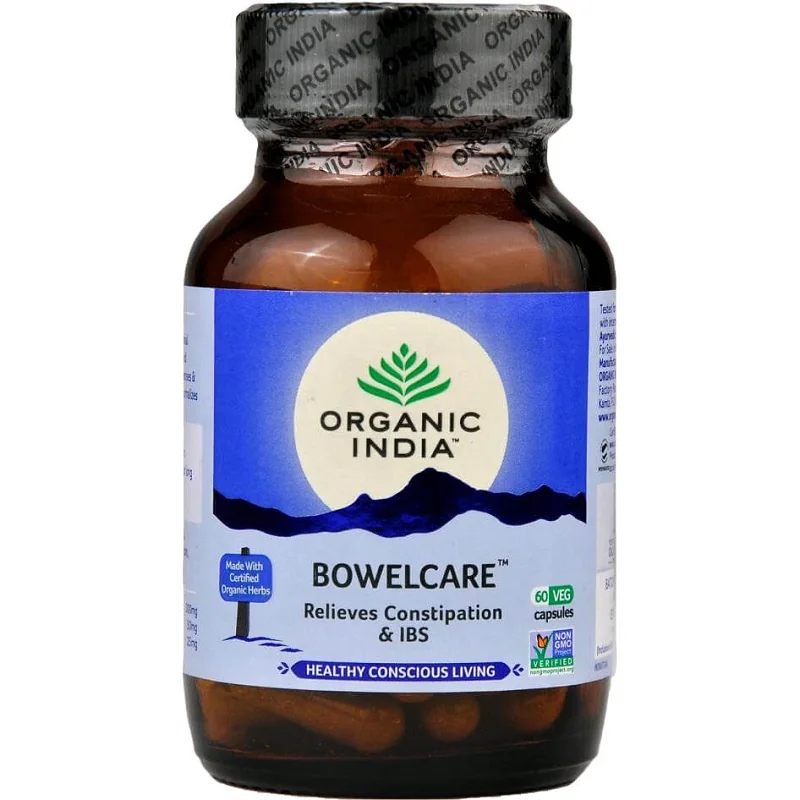 Organic India Bowelcare kapsuly 60 ks správne trávenie a zažívanie 