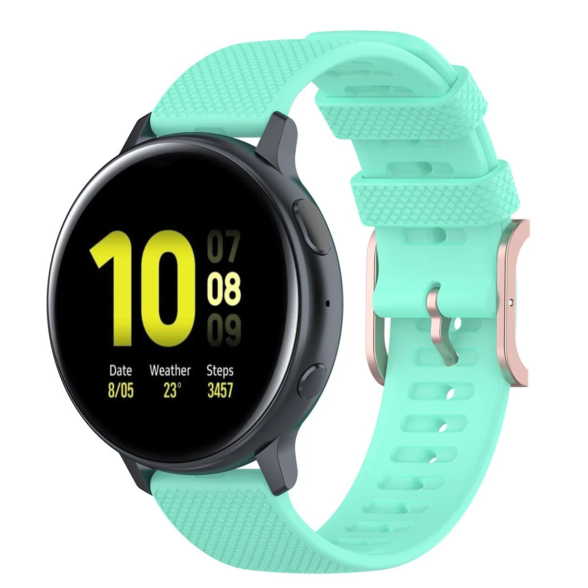 BStrap Silicone Rain remienok na Xiaomi Watch S1 Active teal