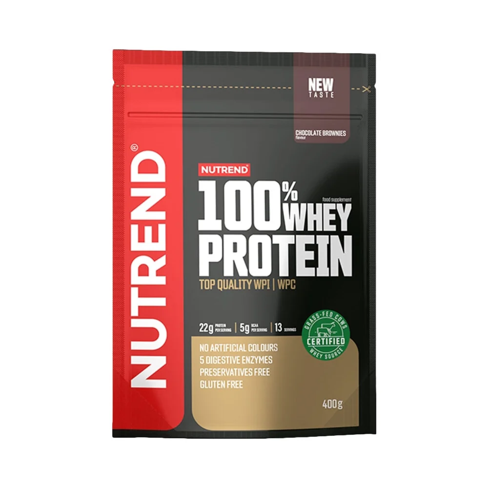 Nutrend 100% Whey Protein 400 g čokoládové brownie