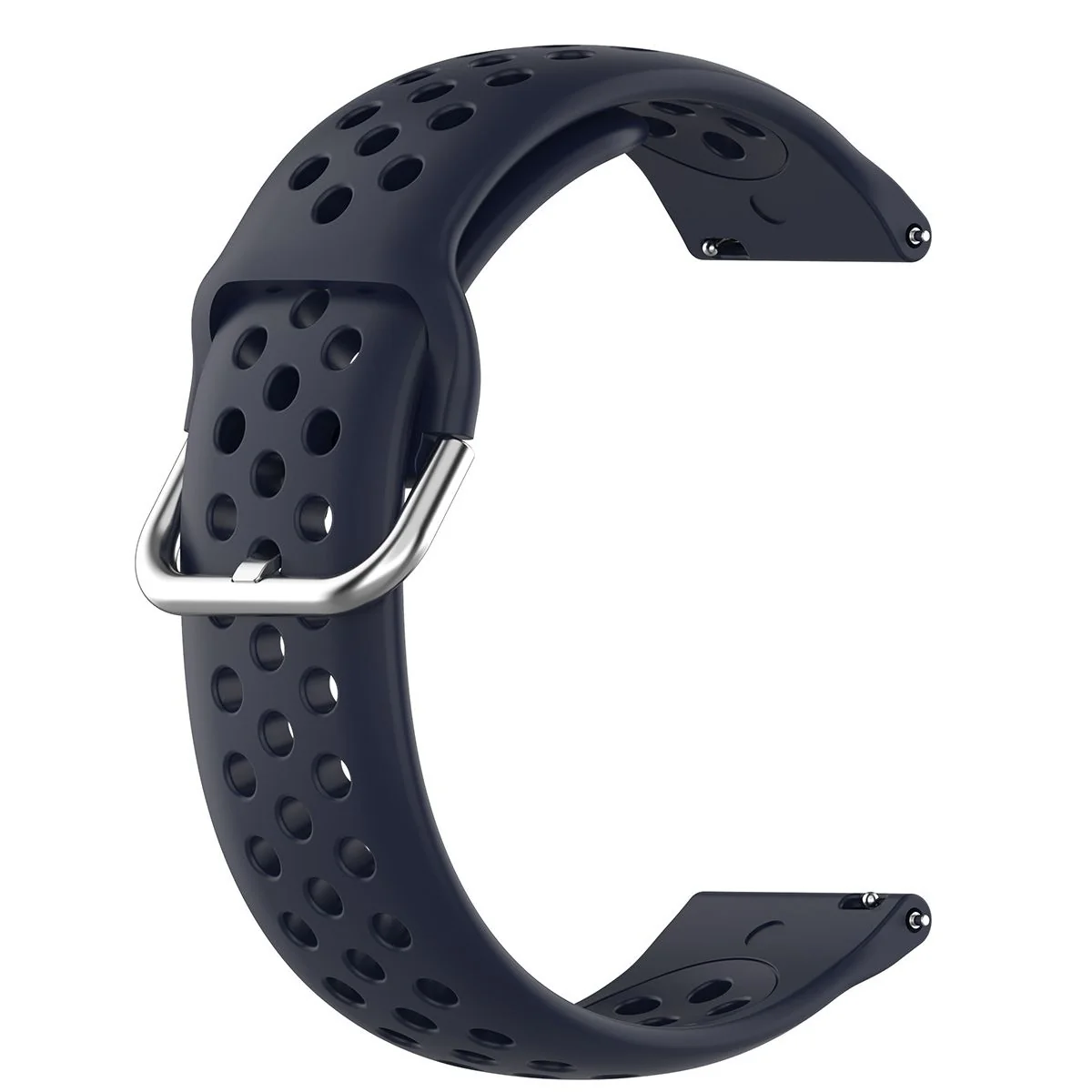 BStrap Silicone Dots remienok na Huawei Watch GT/GT2 46mm, navy blue