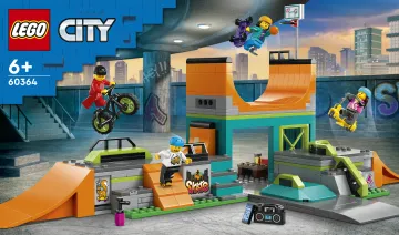 LEGO® City 60364 Pouličný skatepark 1×1 ks, lego stavebnica