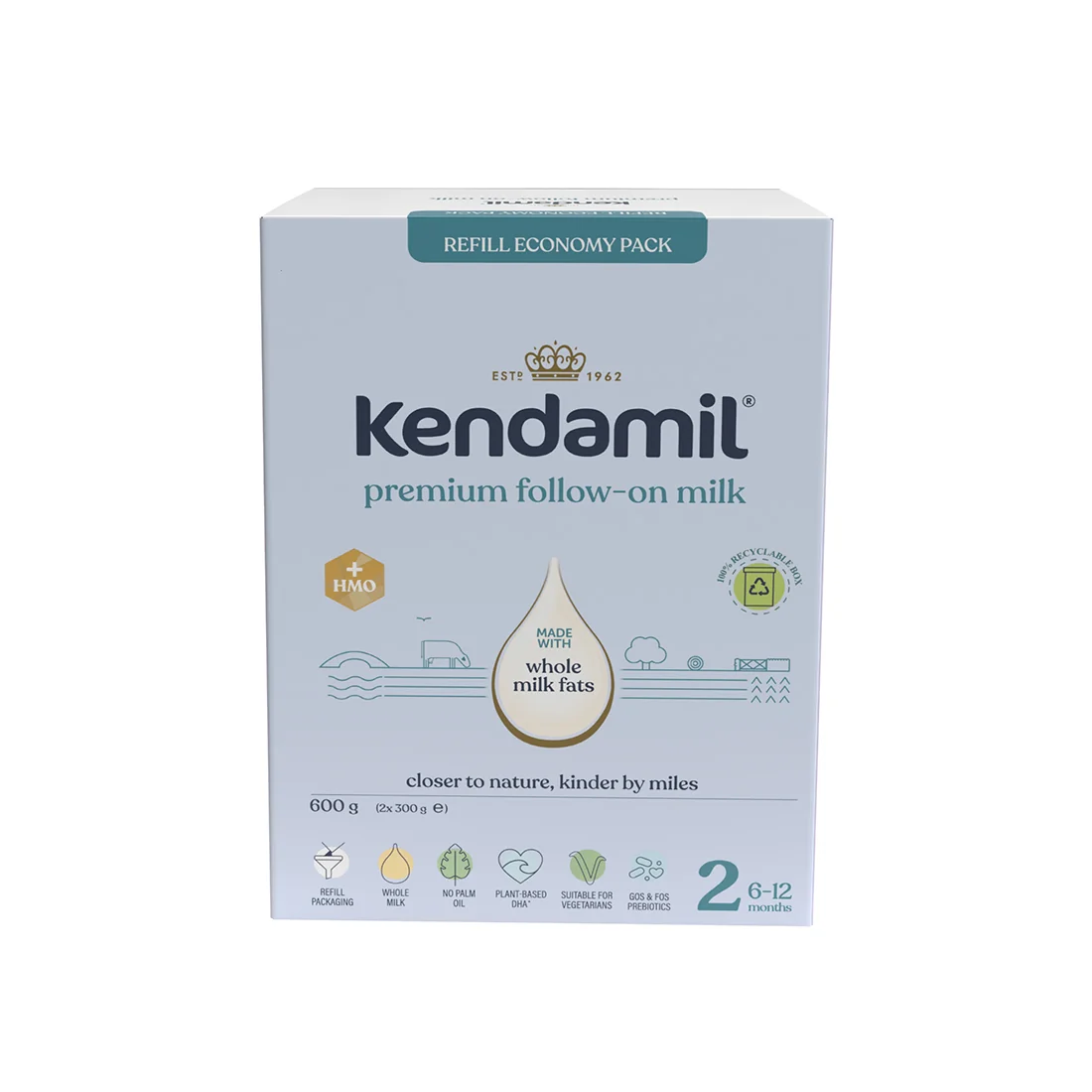 Kendamil Premium Box 2​ 1×600 g, dojčenská výživa