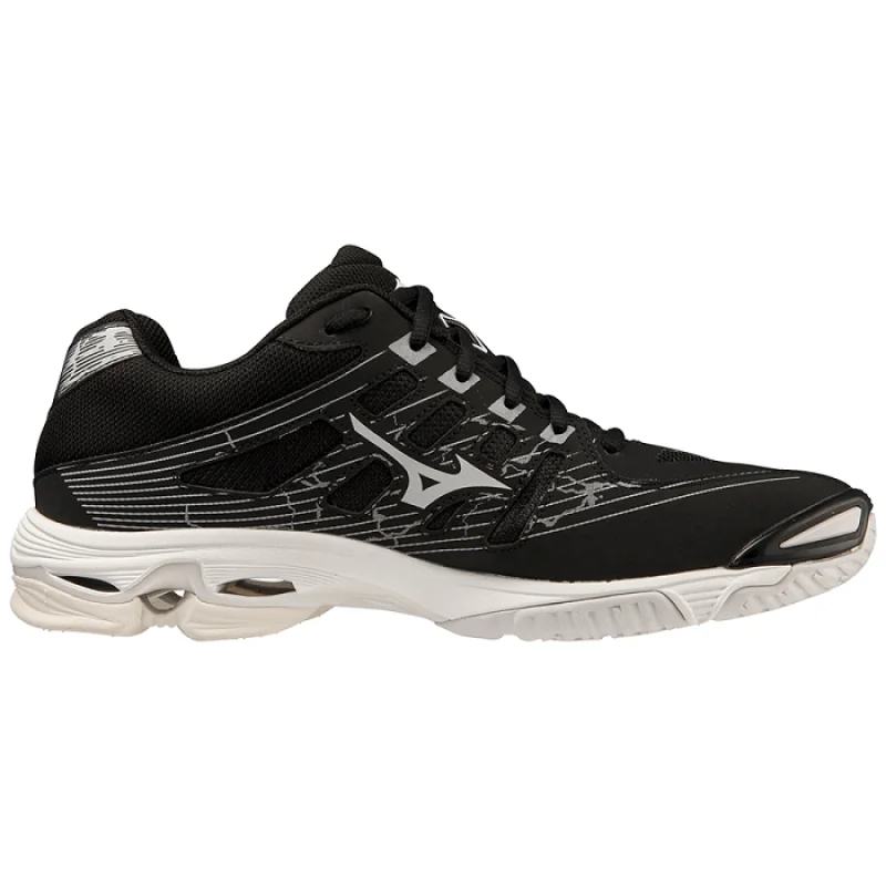 Mizuno Wave Voltage Pánska volejbalová obuv, čierna/strieborná, veľ. 44,5 