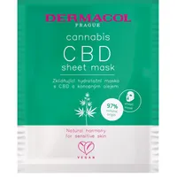 Dermacol Cannabis textilná maska s CBD