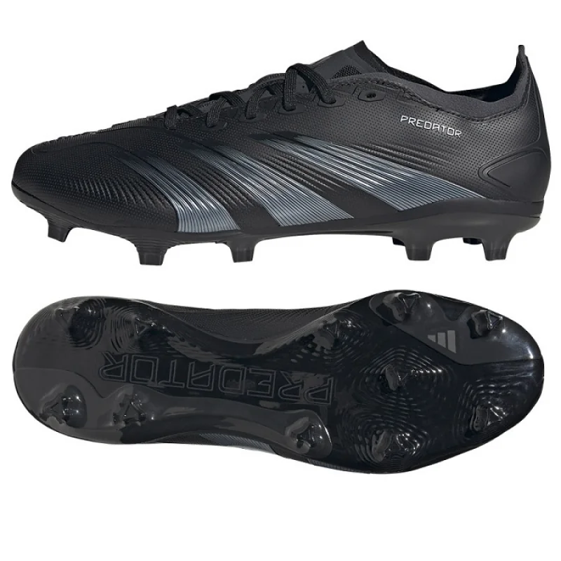 Adidas Predator League L FG Pánske futbalové kopačky, čierne, veľ. 42 2/3 