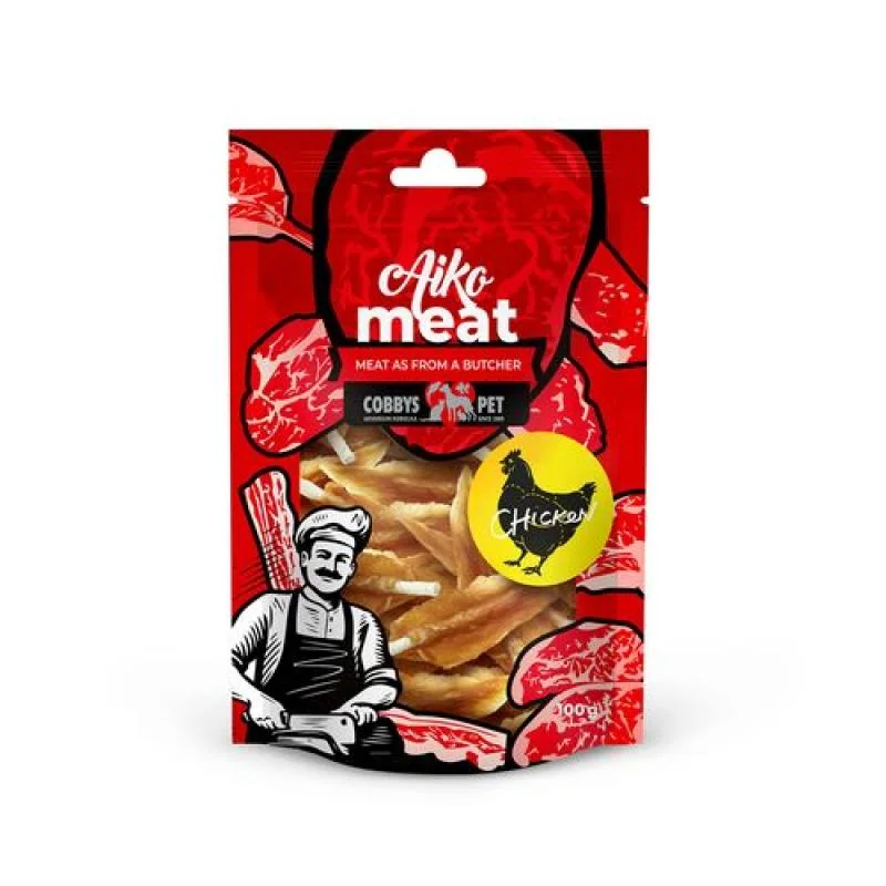 COBBYS PET AIKO Meat byvolia tyčinka s kuracím mäsom 100g 