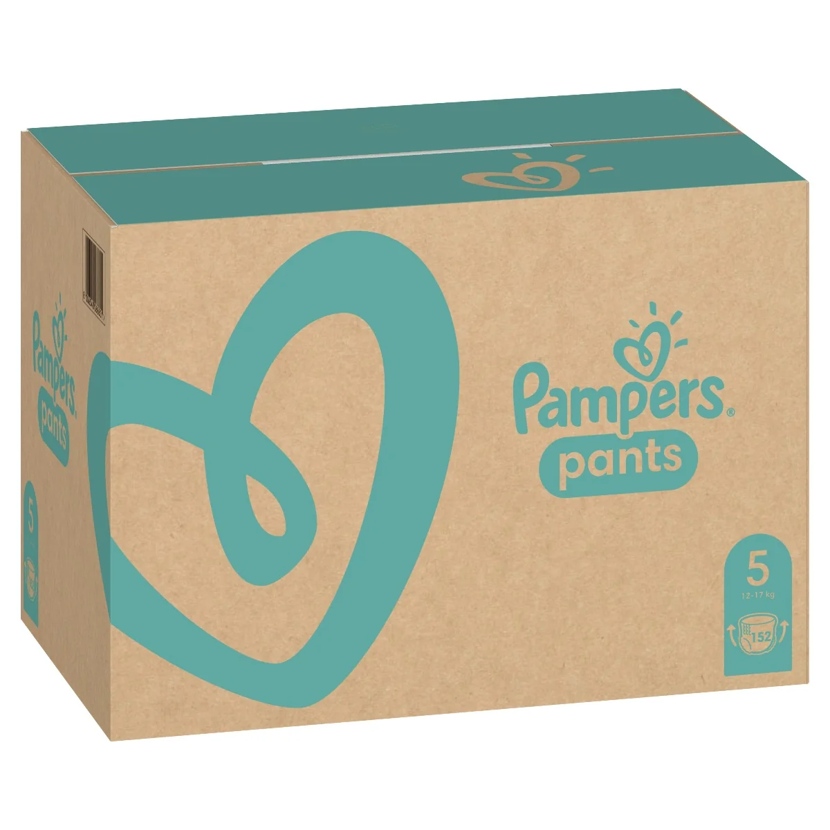 Pampers Pants MP S5 152ks (12-17kg) 1×152 ks, detské plienkové nohavičky