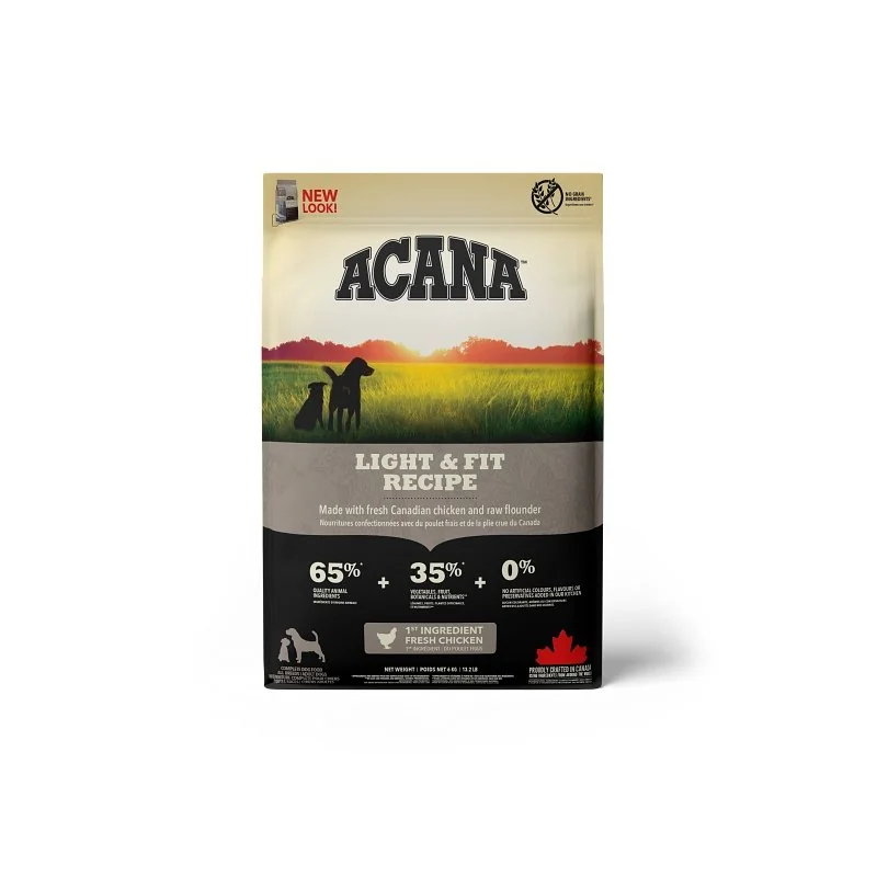 Acana light & fit - psy so sklonom k priberaniu 2 kg