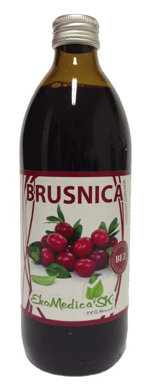 EKOMEDICA SK BRUSNICA 100% STAVA 1000ML