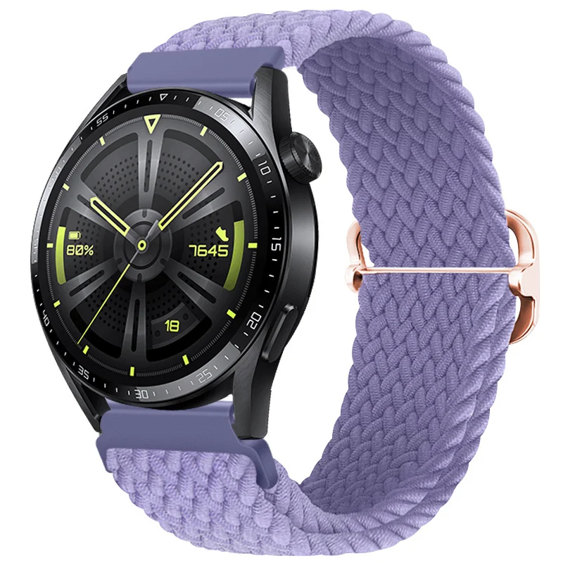 BStrap Elastic Nylon remienok na Xiaomi Amazfit Stratos 2/2S/3 lavender