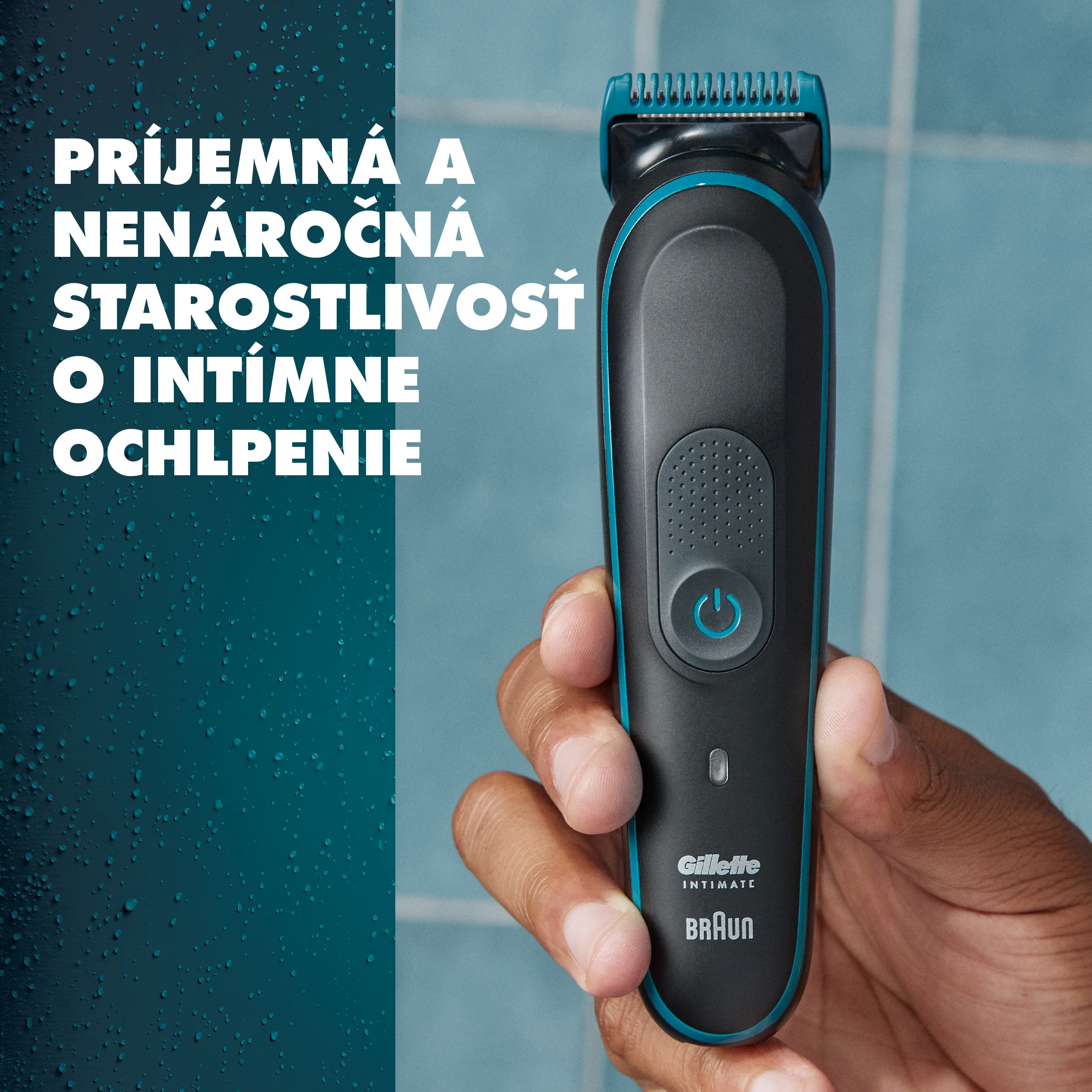 Gillette i5 zastrihávač na intímne partie a telo 1×1 ks, zastrihávač na intímne partie