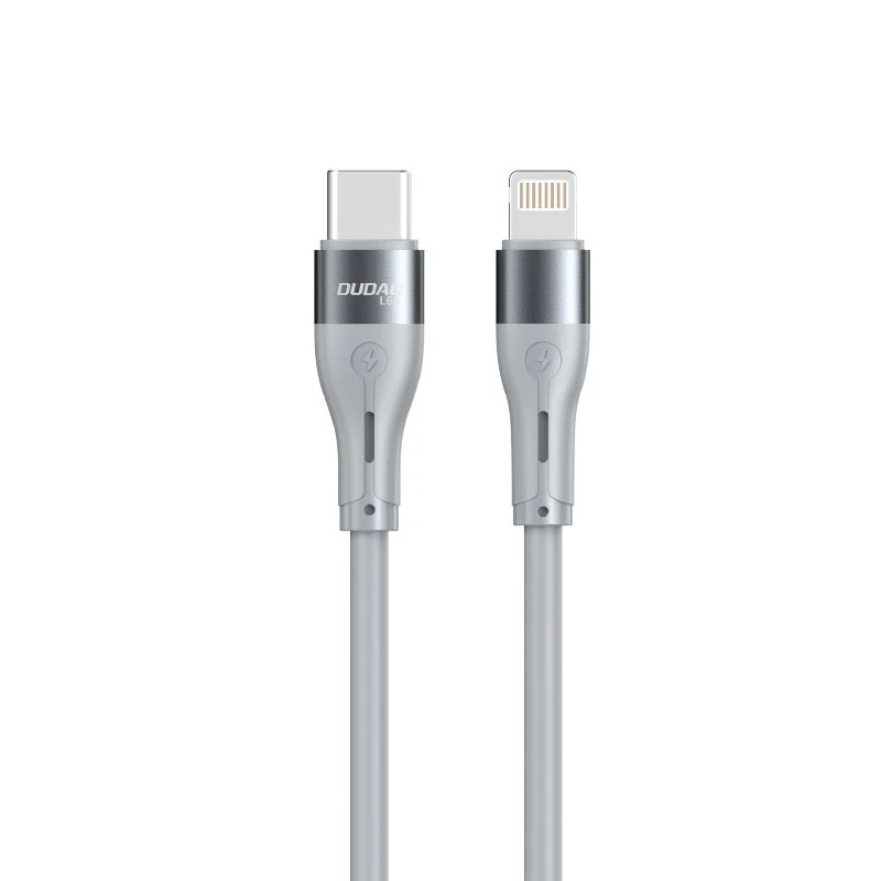 Dudao L6H kábel USB-C / Lightning PD 65W 1m, sivý