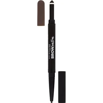 Maybelline NY Express Brow Satin Duo 04 Dark Brown ceruzka a púder na obočie duo