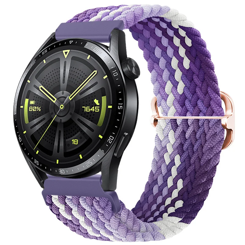 BStrap Elastic Nylon remienok na Garmin Vivoactive 5 grape