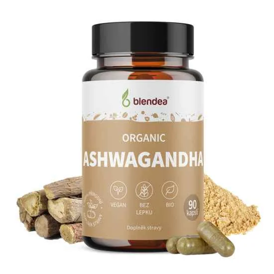 BLENDEA BIO ASHWAGANDHA 1×90 cps, výživový doplnok