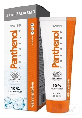 SWISS Panthenol PREMIUM Gél s mentolom