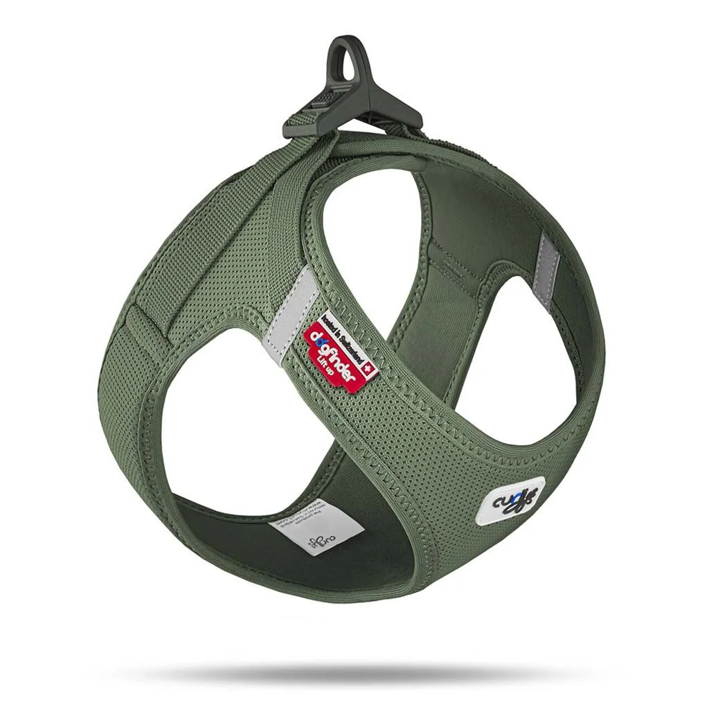 CURLI Postroj pre psy so sponou Air-Mesh Moss M, 6-9 kg