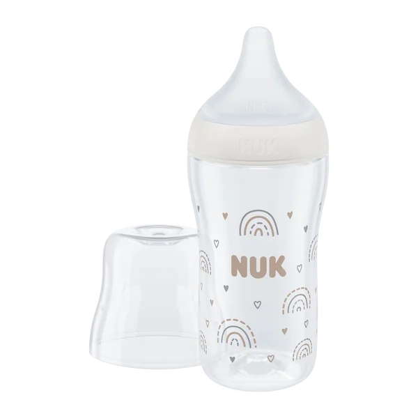 NUK Perfect Match flaša sklo s kontrolou teploty 230 ml 1×1 ks, dojčenská fľaša