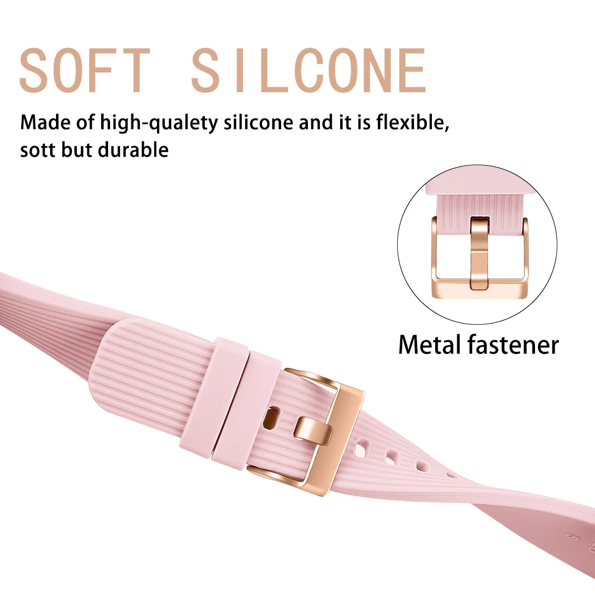 BStrap Silicone Line (Small) remienok na Garmin Venu 2 Plus pink