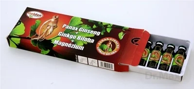 Golden - Panax Ginseng + Ginkgo Biloba + Magnézium