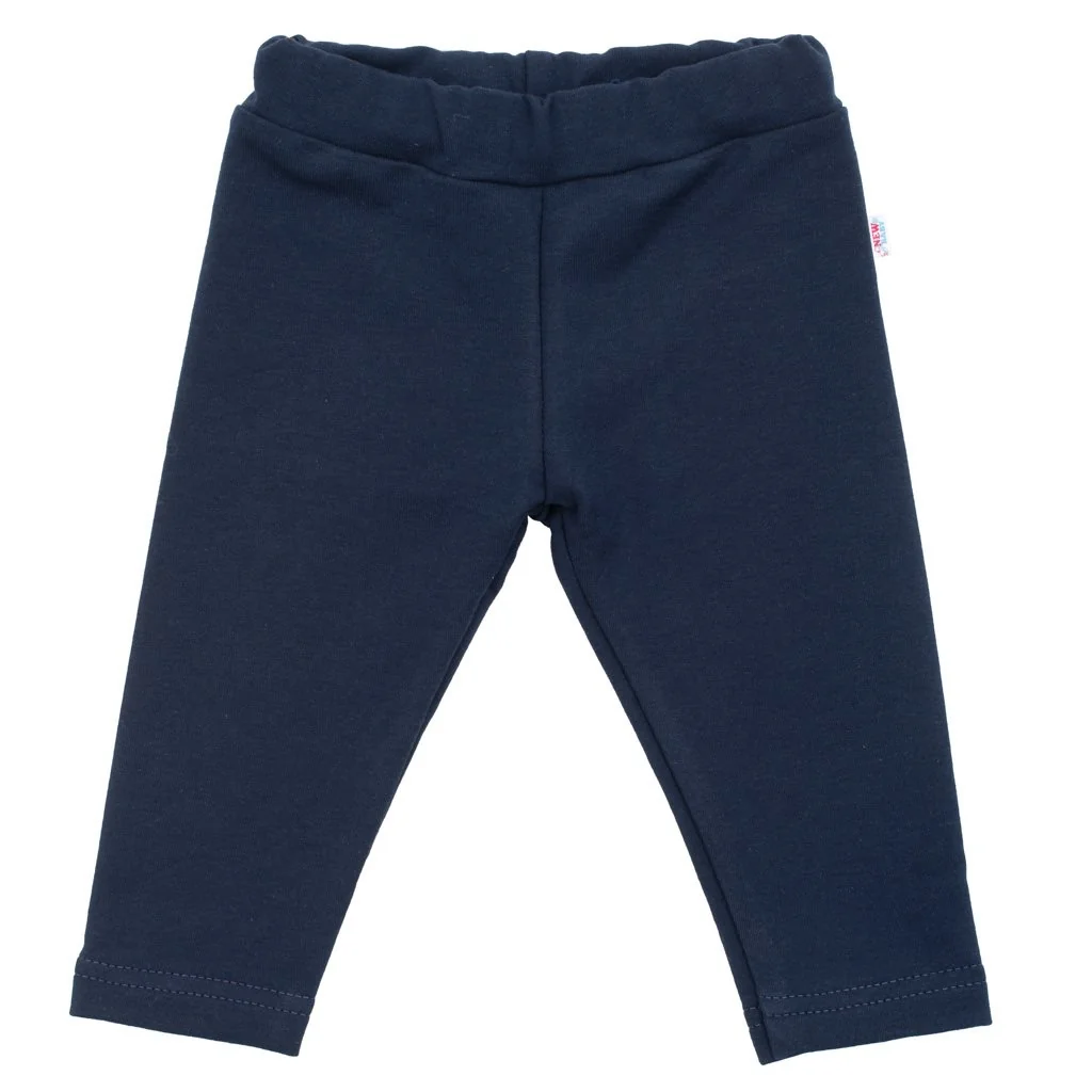 Dojčenské bavlnené legíny New Baby Leggings tmavo modré 56 (0-3m), 20C41394