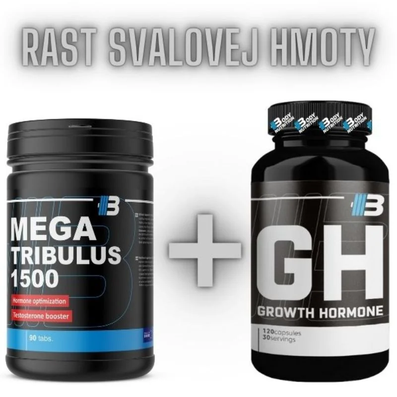 Mega Tribulus 1500  90tabl.+ GH growth hormone 120kaps. od BODY NUTRITION