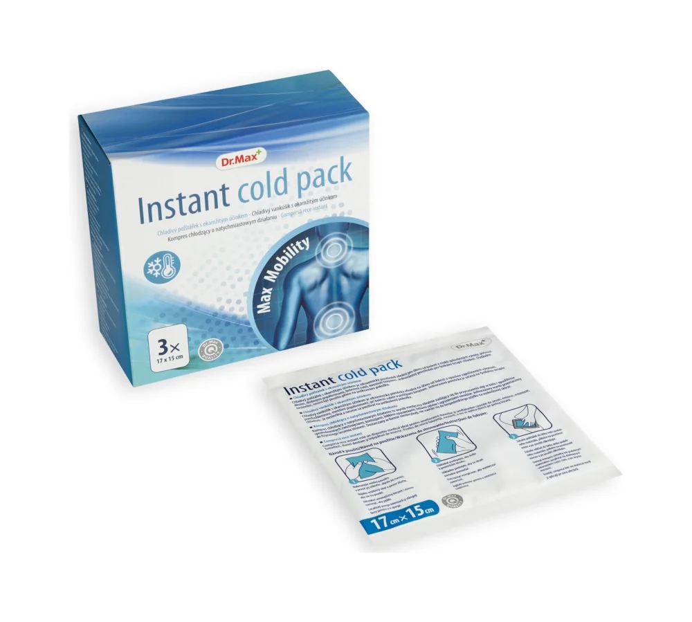 Dr. Max Instant cold pack 1×3 ks, chladivý vankúšik