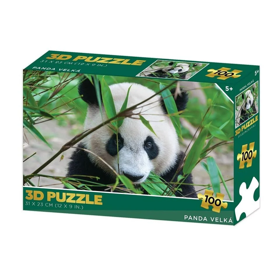 Puzzle 3D Panda veľká 100 dielikov