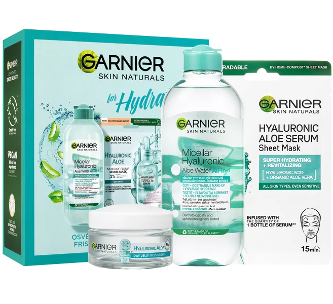 Garnier Hyaluronic Aloe darčekové balenie