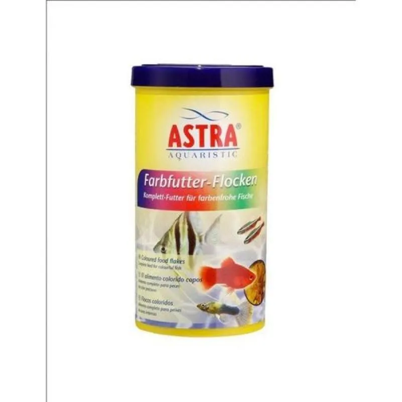 ASTRA FARBFUTTER FLOCKEN 1.000ml/ 200g ml vločkové krmivo podporujúce vyfarbenie 