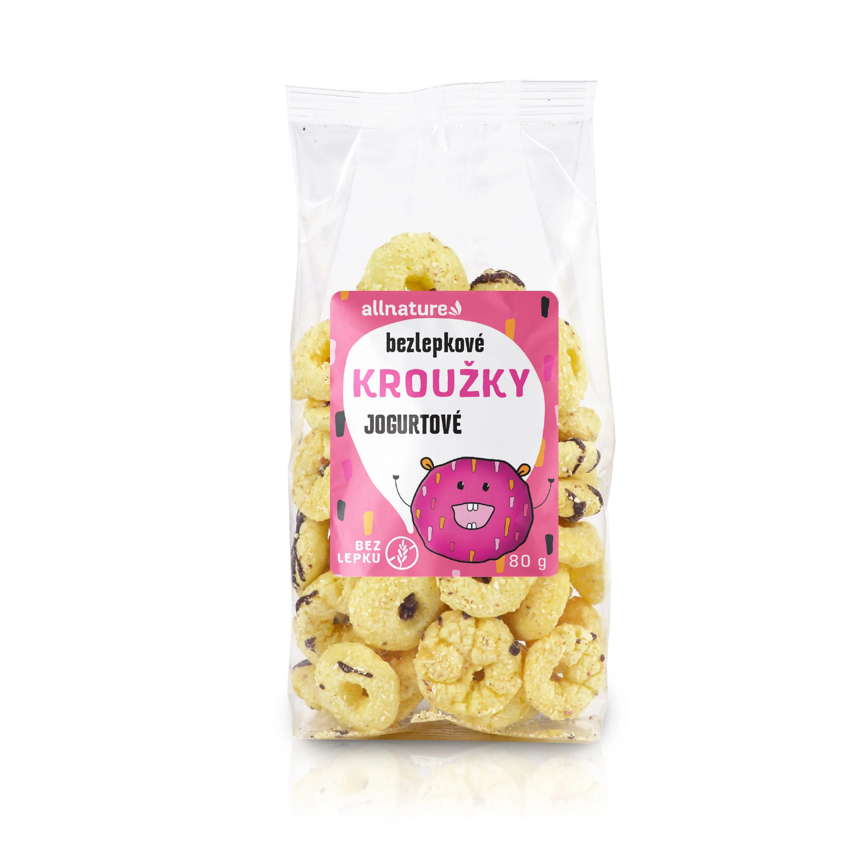 Allnature Krúžky Jogurtové 80g 1×80g