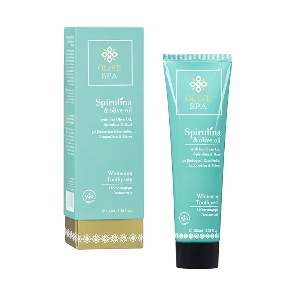 OLIVE SPA Spirulina & Olive Oil Bieliaca zubná pasta 100 ml