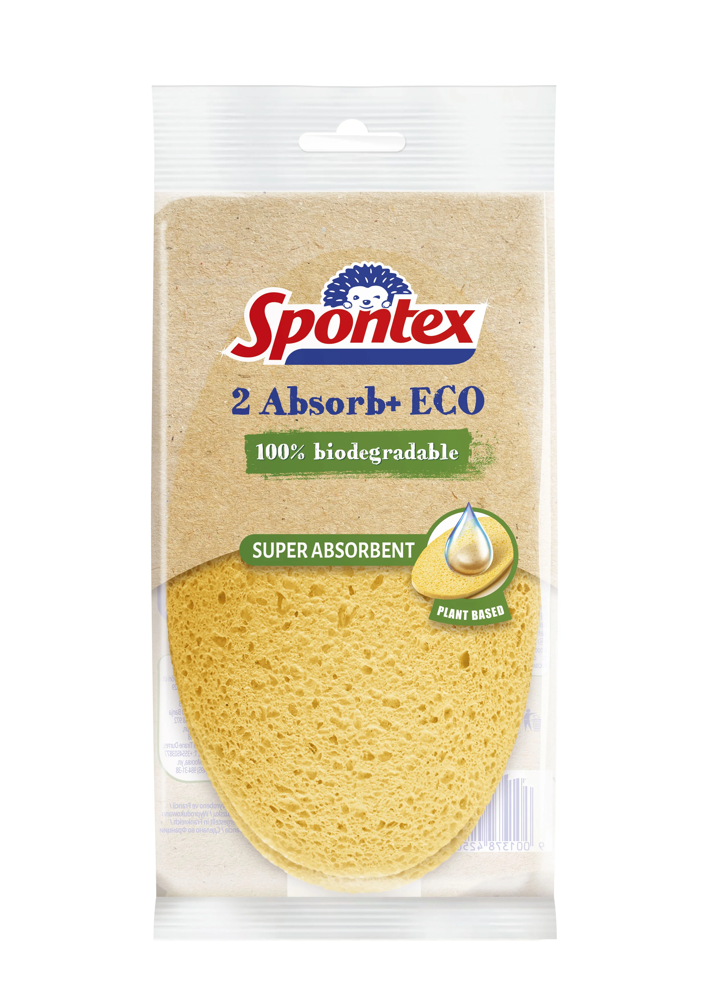 Spontex Absorb+ ECO huba 1×2 ks, hubka