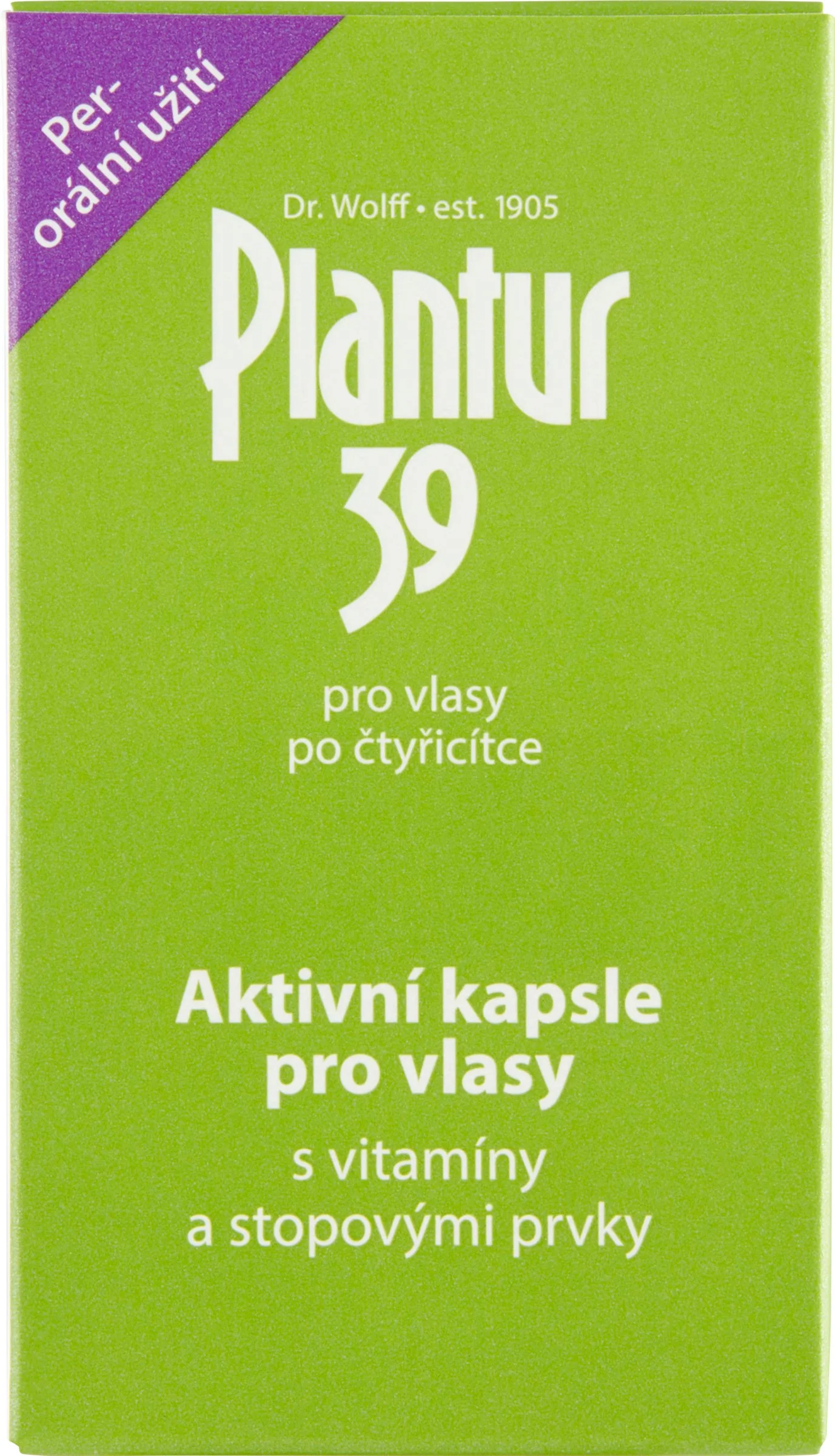 Plantur 39 Aktívne kapsule 60 cps 1×60 cps