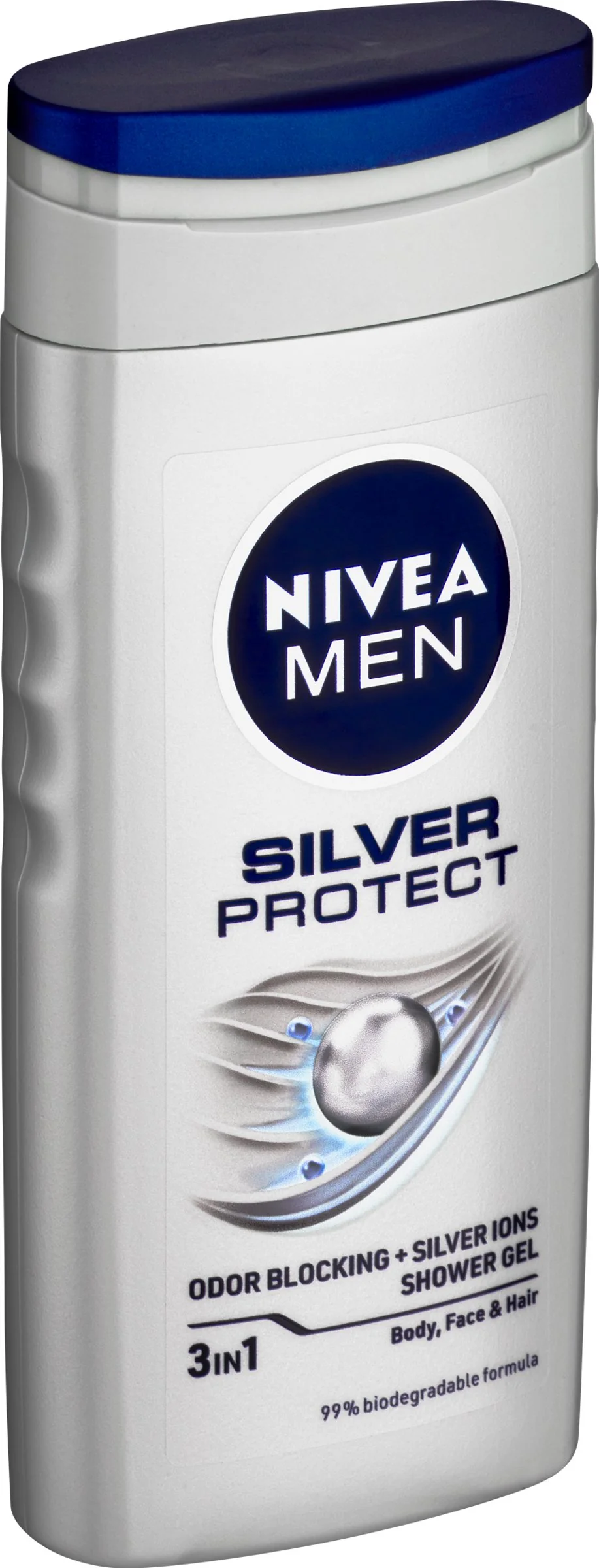 NIVEA MEN SPRCHOVÝ GÉL Silver protect 1×250 ml, sprchový gél