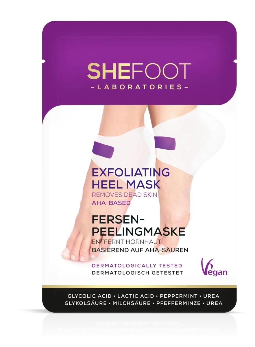 SheFoot Exfoliačná maska ​​na päty na báze AHA-kyselín