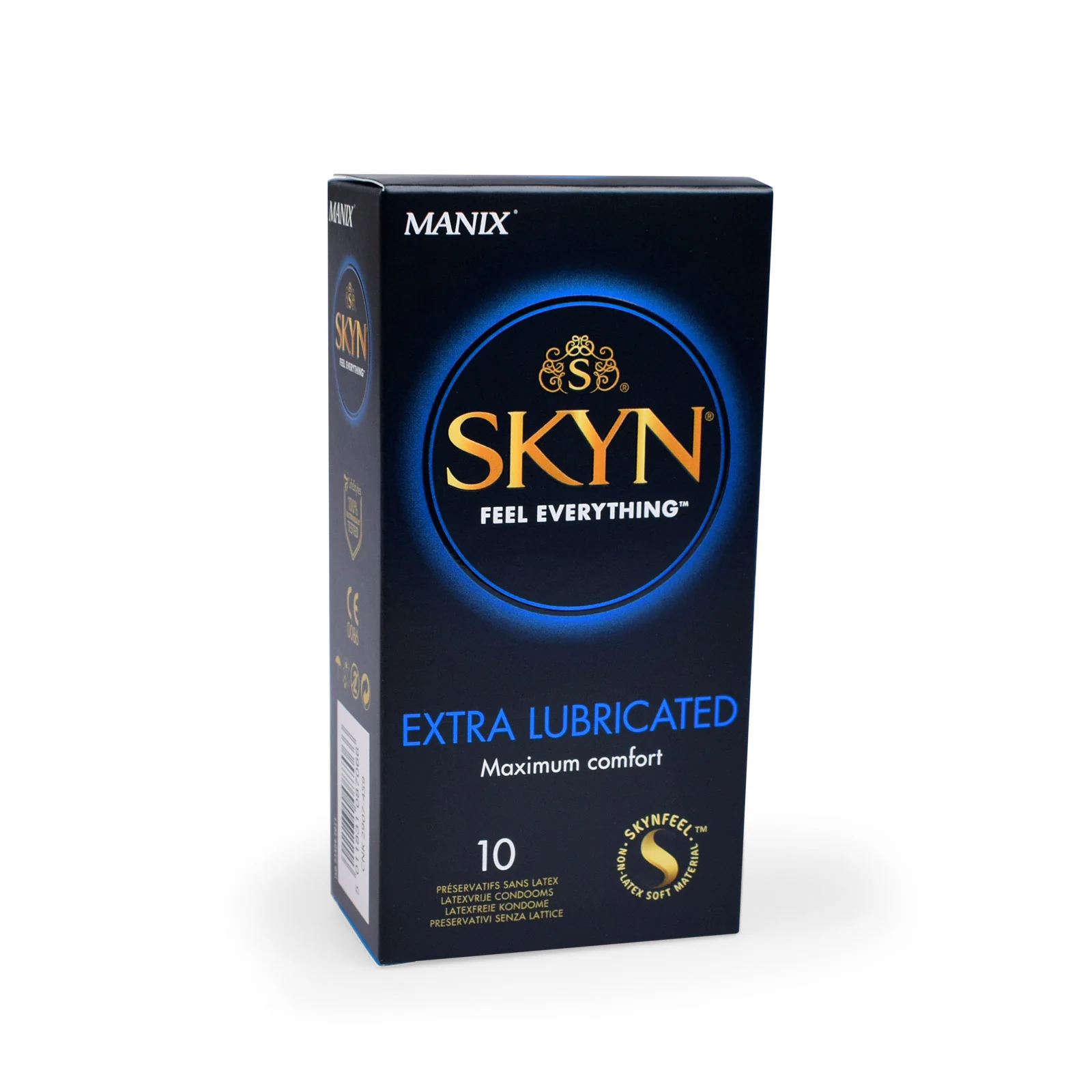 Bezlatexové Kondómy - Manix Skyn Extra Lubricated 10ks