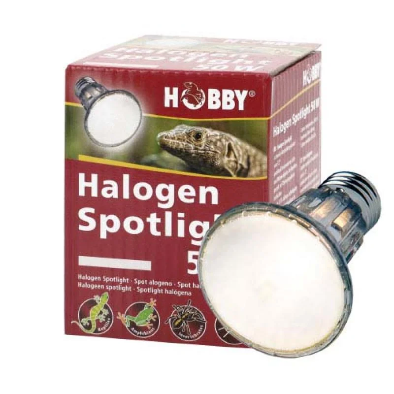 HOBBY Diamond Halogen Spotlight  50W -Halogénový žiarič s úzkym uhlom žiarenia 12° 