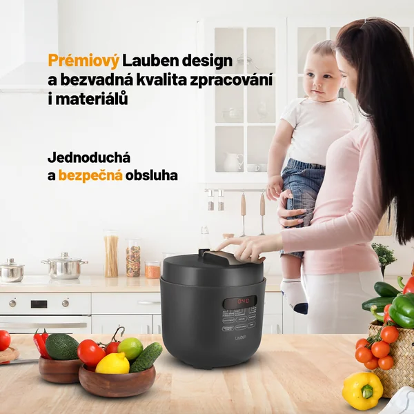 Lauben Electric Pressure Cooker 5000AT 1×1 ks, tlakový hrniec