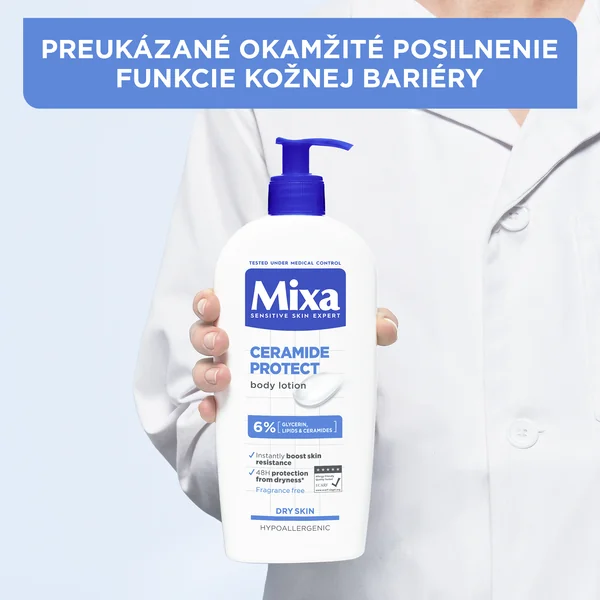 Mixa ochranná telová starostlivosť 1×400 ml, telový krém