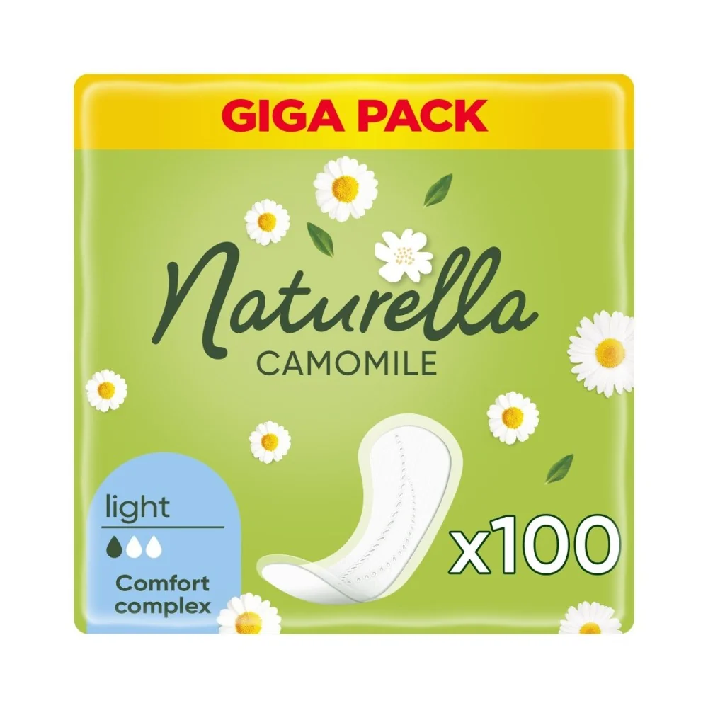 Naturella Intimky Camomile Light 1×100 ks, intímne vložky