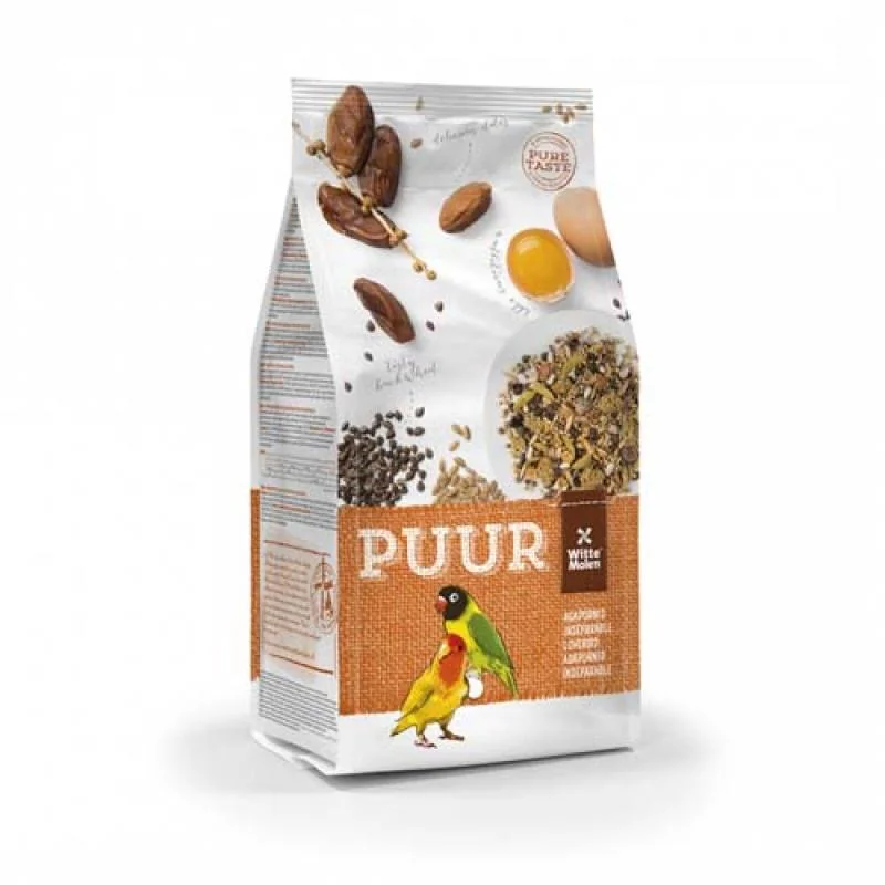 WITTE MOLEN PUUR agapornis 750g