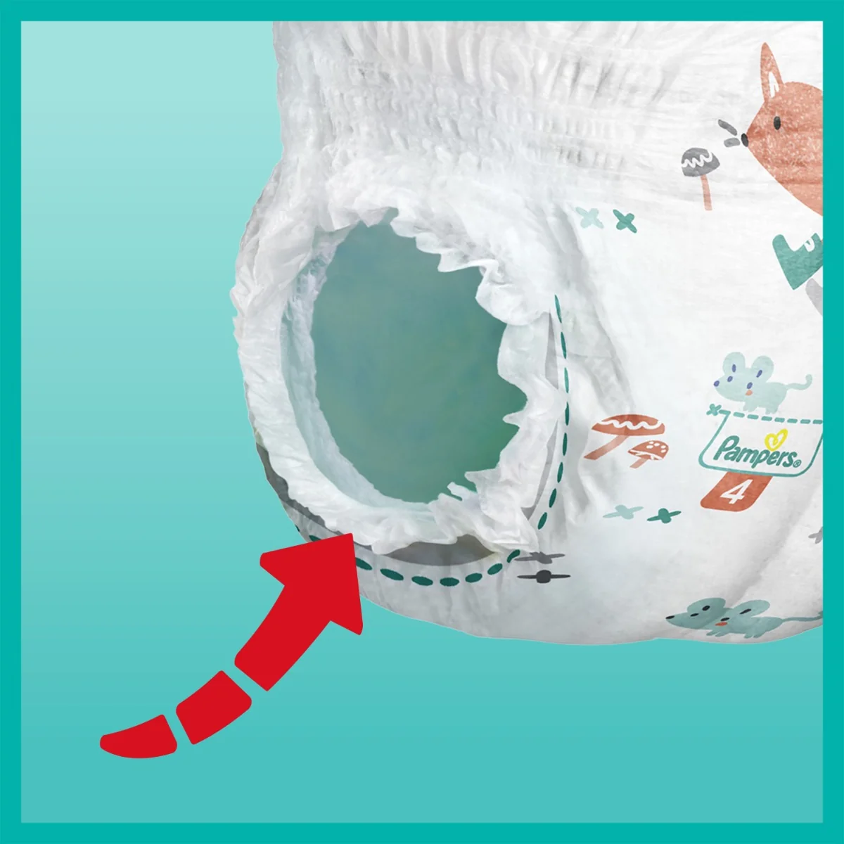 Pampers Premium Care plienkové nohavičky veľkosť 4, 58 ks, 9kg-15kg 1×58 ks, plienkové nohavičky